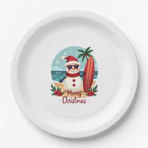 christmas paper plate