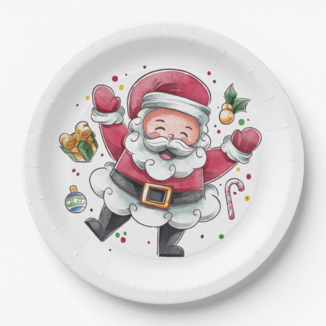 Christmas Paper Plate (Front)