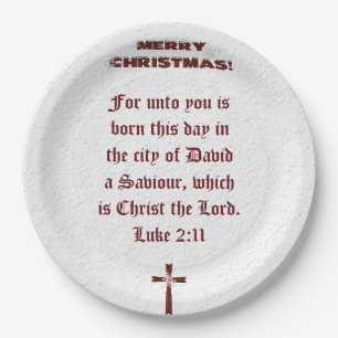 Christmas Paper Plate