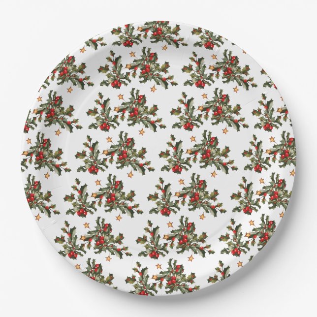 Christmas  paper plate (Front)
