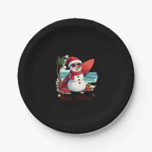 christmas  paper plate