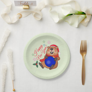 Christmas paper plate