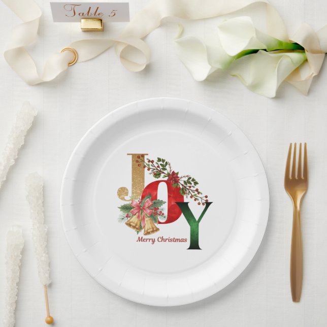 Christmas Paper Plates (Wedding)