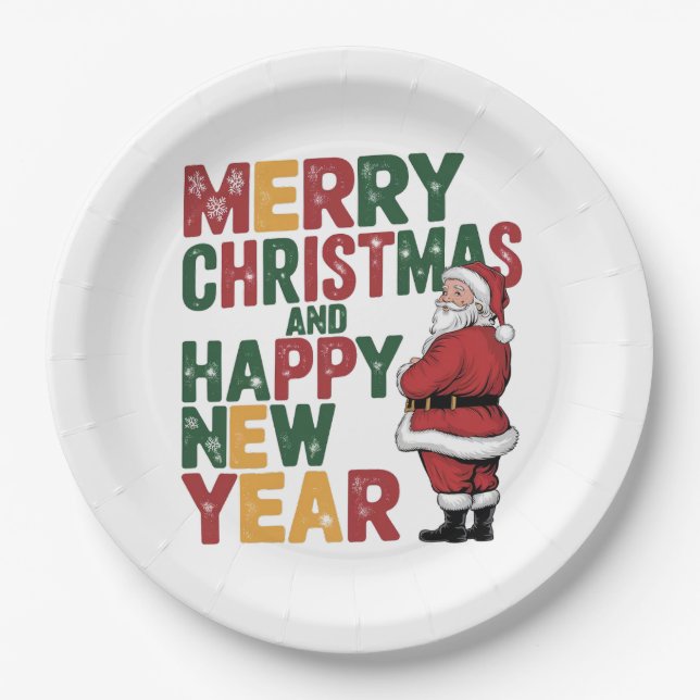 Christmas Paper Plates (Front)