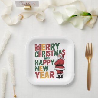 Christmas Paper Plates