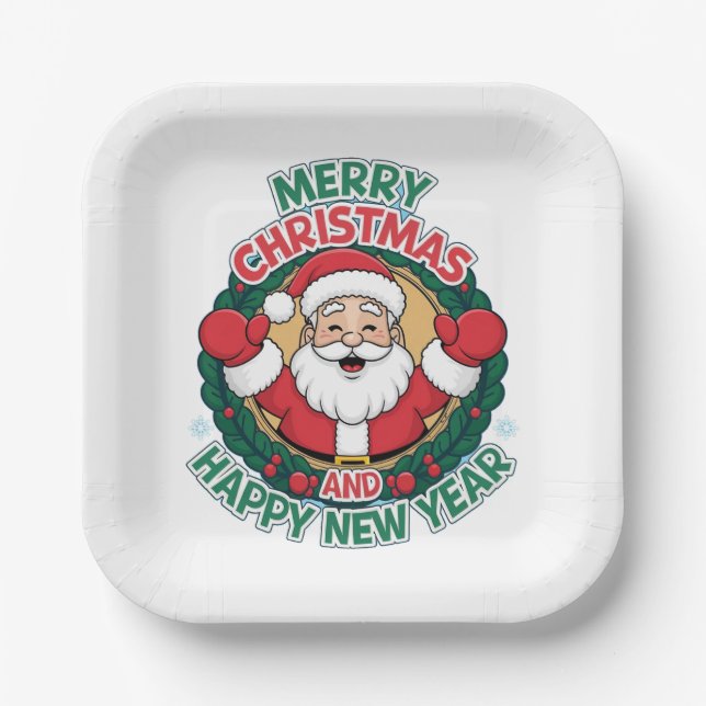 Christmas Paper Plates (Front)