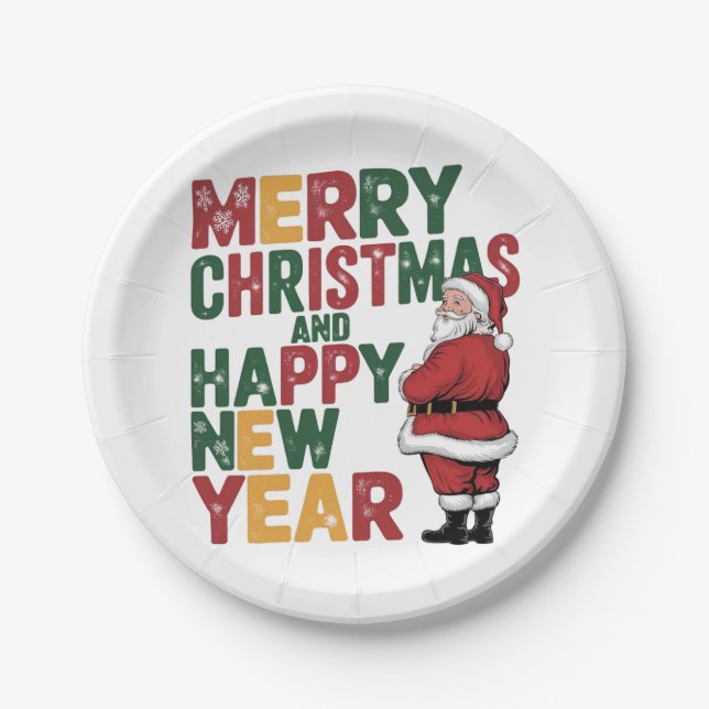 Christmas Paper Plates (Front)