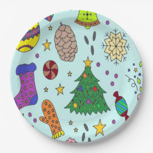 Christmas Paper Plates