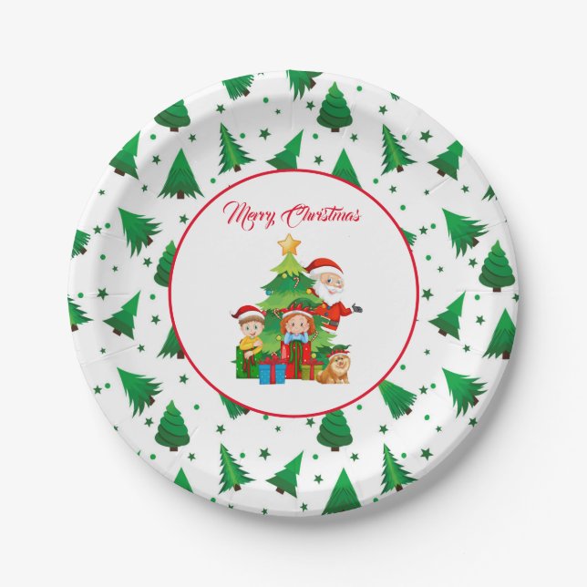 Christmas Paper Plates (Front)