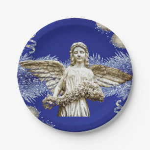 Christmas Paper Plates, Angels Paper Plate