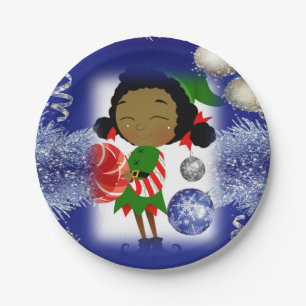 Christmas Paper Plates, Elf Paper Plate