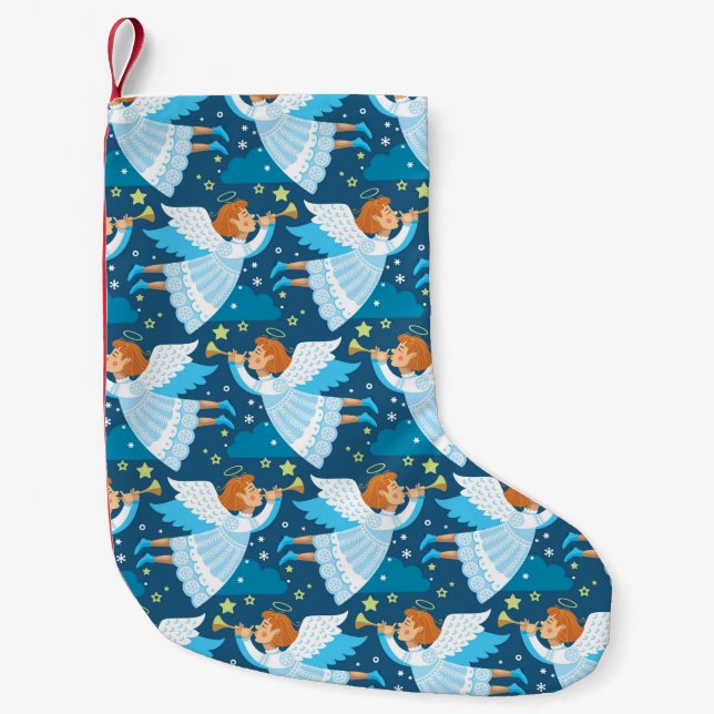 Christmas paraphernalia. Illustration Small Christmas Stocking (Front)