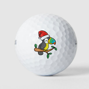 Christmas Parrot Golf Balls