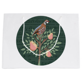 Christmas partridge in a pear tree  large gift bag