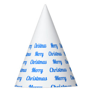 Christmas party accessory blue Merry Christmas Party Hat