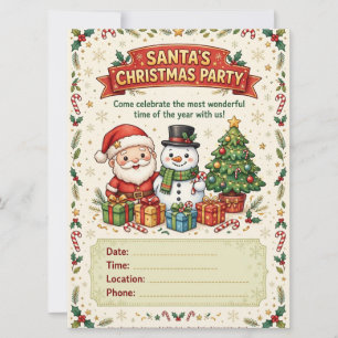Christmas Party Announcement – Festive Celebration