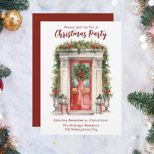 Christmas Party At Home Invitation