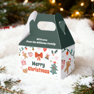 Christmas Party Favours Holidays Merry Christmas Favour Box