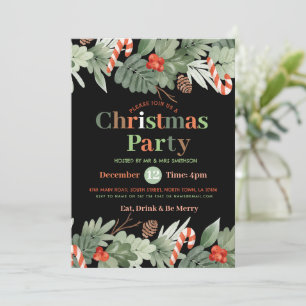 Christmas Party Festive Invitation