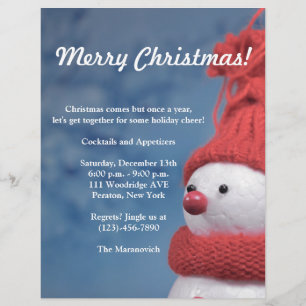 Christmas Party Flyer Invitation