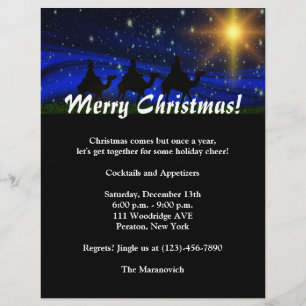Christmas Party Flyer Invitation