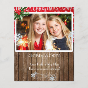 Christmas Party Flyer with your photo