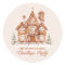 Christmas Party Gingerbread House Sticker
