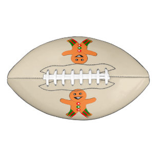 Christmas Party Gingerbread Man Football American Football