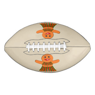 Christmas Party Gingerbread Woman American Football
