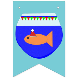 Christmas Party Goldfish Bunting