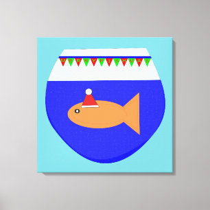 Christmas Party Goldfish Custom Print
