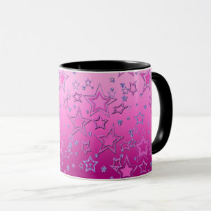 Christmas party gradient glitter shine confetti st mug