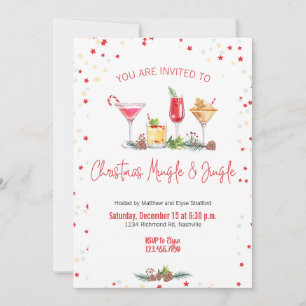 Christmas Party Holiday Cocktail Christmas Work Invitation