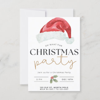 Christmas Party Holiday Invitation