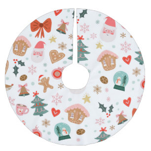 Christmas Party Holidays Baby Shower Birthday Brushed Polyester Tree Skirt