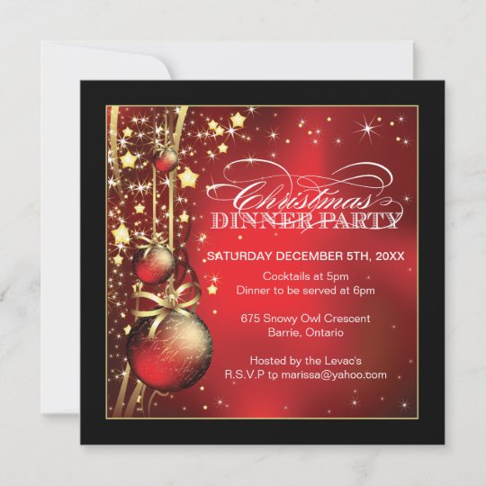 Christmas Party Invitation | Zazzle.co.uk