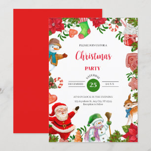 Christmas Party  Invitation