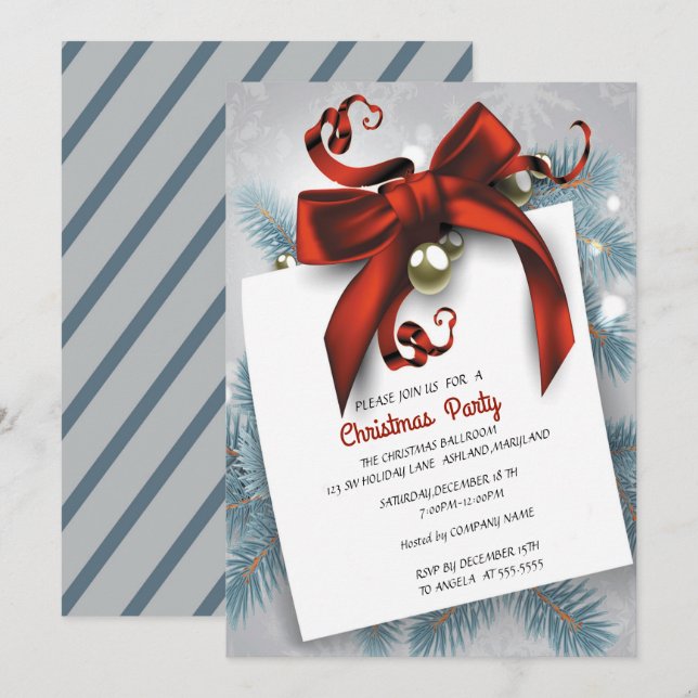Christmas Party Invitation (Front/Back)