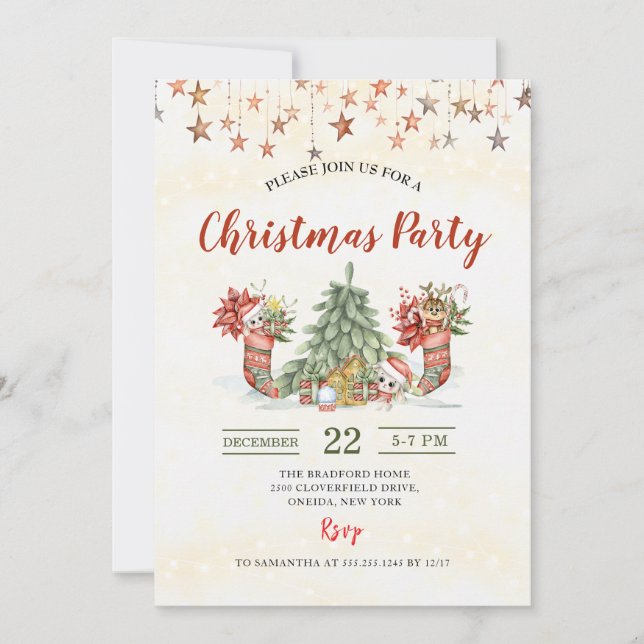 Christmas Party Invitation (Front)