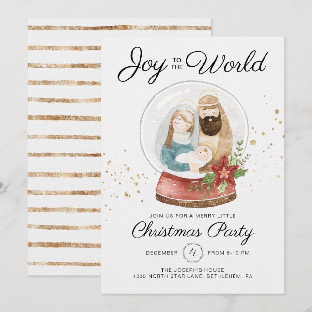 Christmas Party Invitation (Front/Back)