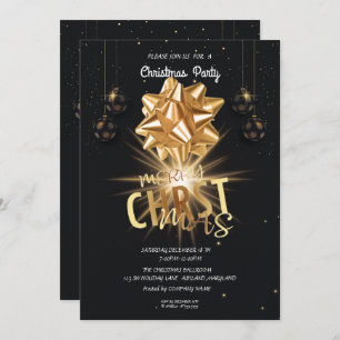 Christmas party invitation