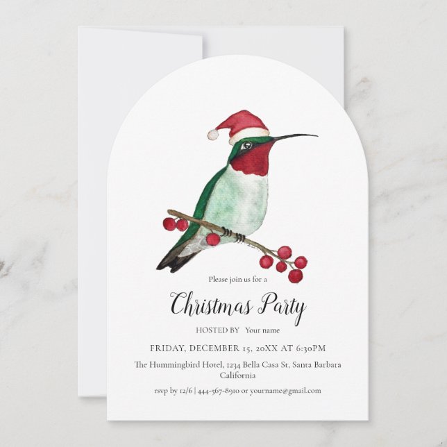 Christmas Party  Invitation (Front)