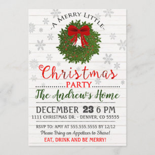 Christmas Party Invitation