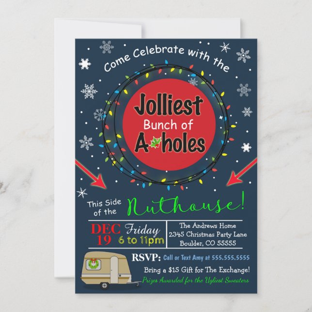 Christmas Party Invitation (Front)