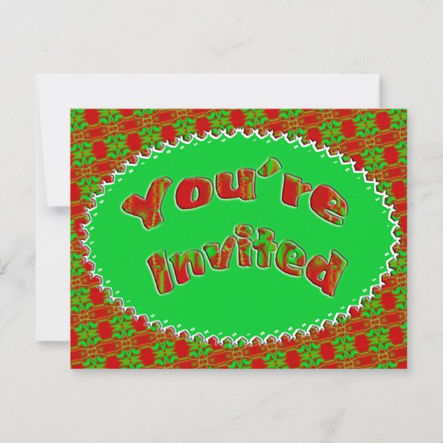 Christmas party invitation (Front)