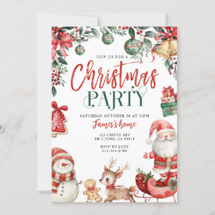 Christmas Party Invitation