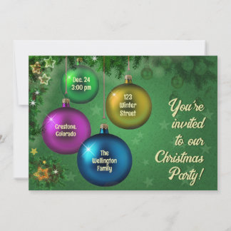 Christmas Party Invitation