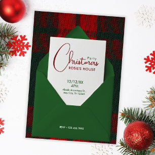 Christmas party invitation