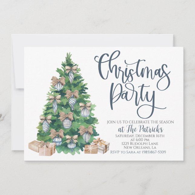 Christmas Party Invitation (Front)