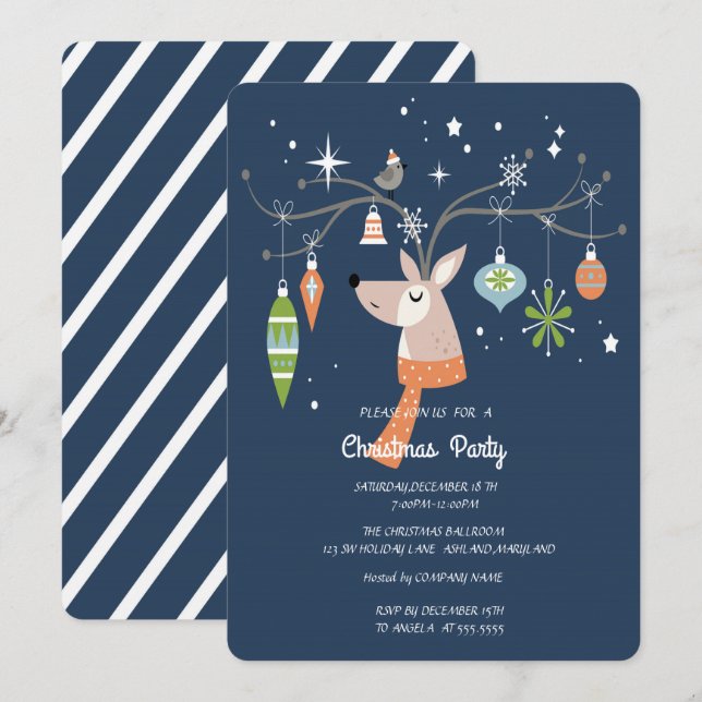 Christmas Party Invitation (Front/Back)
